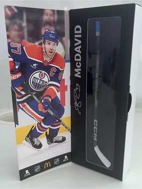 McDonald’s Canada Connor McDavid Edmonton Oilers 2026 Star Sticks Mini Hockey